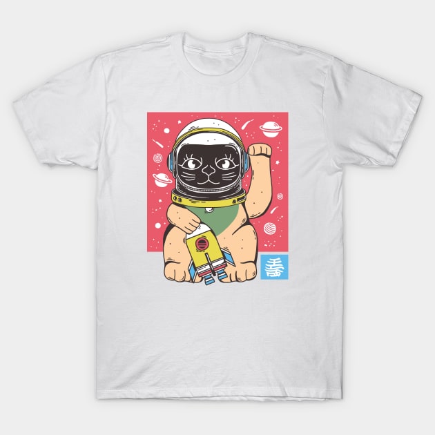 Lucky Space T-Shirt by prawidana